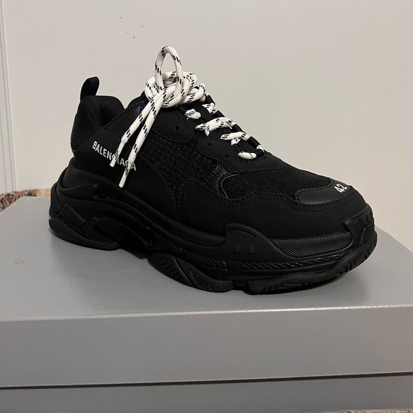 Balenciaga Triple S Mesh Runner Sneakers - Picture 1 of 9